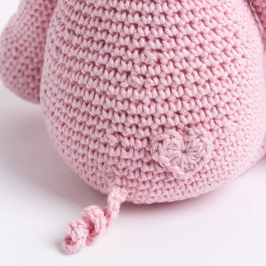 Little Piggy Crochet Kit for Beginners - DIY Amigurumi Pig Crocheting Set with Yarn, Hook & Instructions - Perfect for Crafting, Gifts & Home Decor