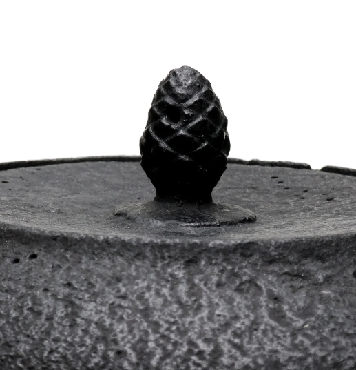 Premium Japanese Nanbu Tetsubin Iron Teapot - Koizumi Nizaemon 11th Generation Uba Guchi Hojyu Shape with Original Box - Authentic Cast Iron Tea Kettle for Traditional Japanese Tea Ceremony & Home Brewing