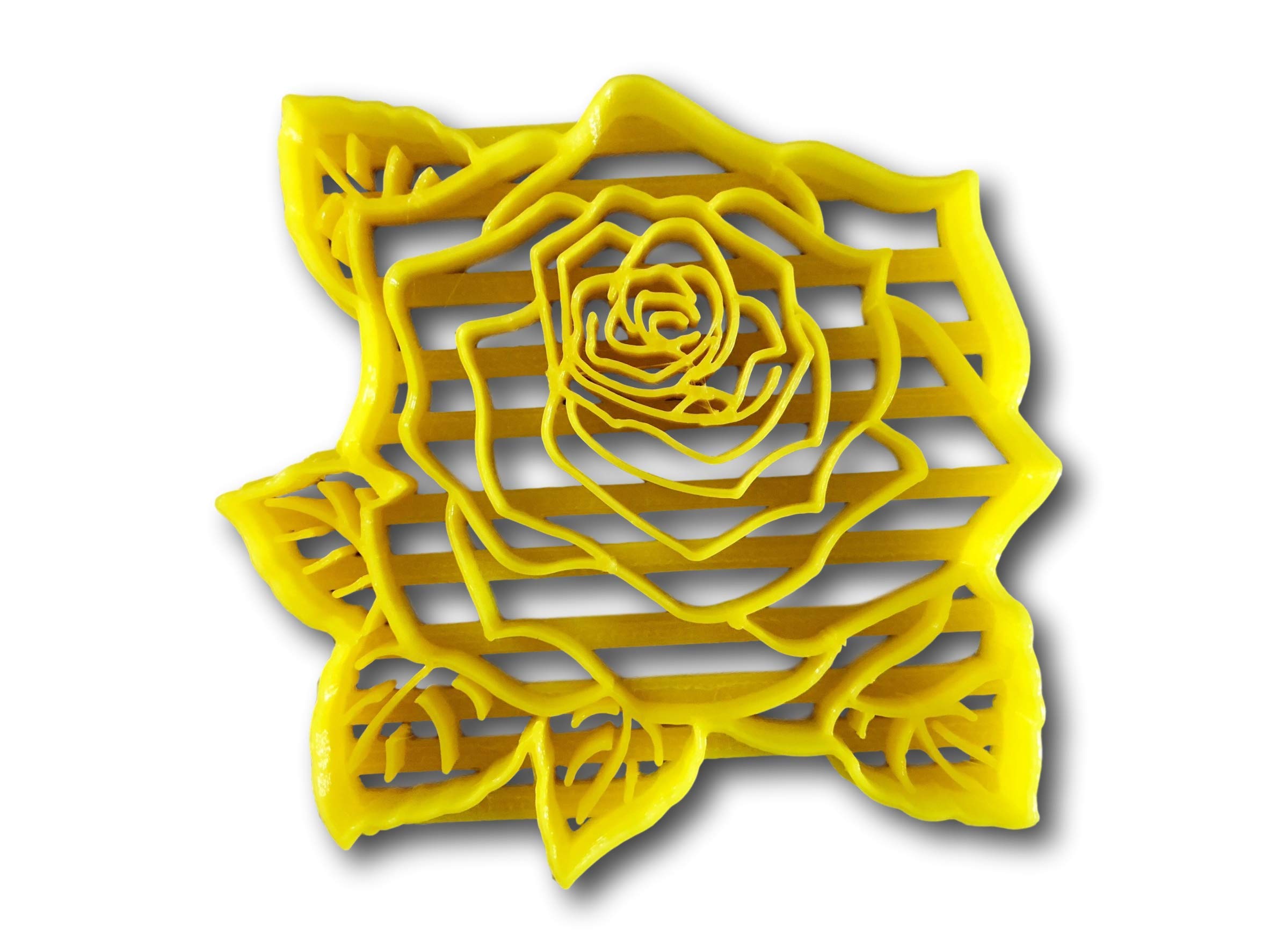 Rose Flower Cookie Cutter - 3 Inch Stainless Steel Baking Tool for DIY Cookies, Cakes, Cupcakes - Perfect for Valentine's Day, Weddings, Birthday Parties & Holiday Baking