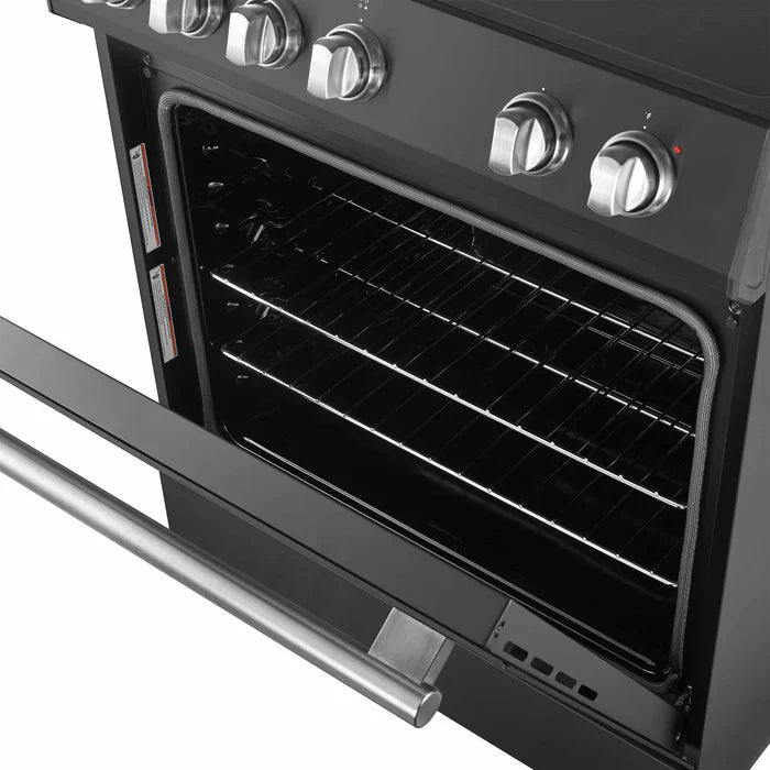 Forno Leonardo 30 Inch Electric Range with 5.0 cu. Ft. Oven - Stainless Steel Built-in Appliance for Modern Kitchens | Perfect for Baking, Roasting & Everyday Cooking | Model FFSEL6012 30