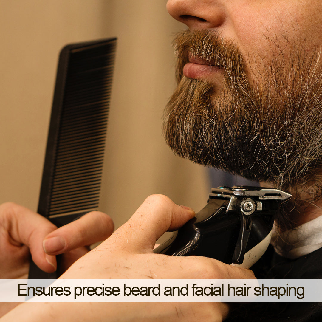 Professional Flat Clipper Comb for Hair Cutting - 2 Pack Barber Styling Comb for Flat Top Fades & Precision Haircuts | Perfect for Salon, Home Use & DIY Grooming