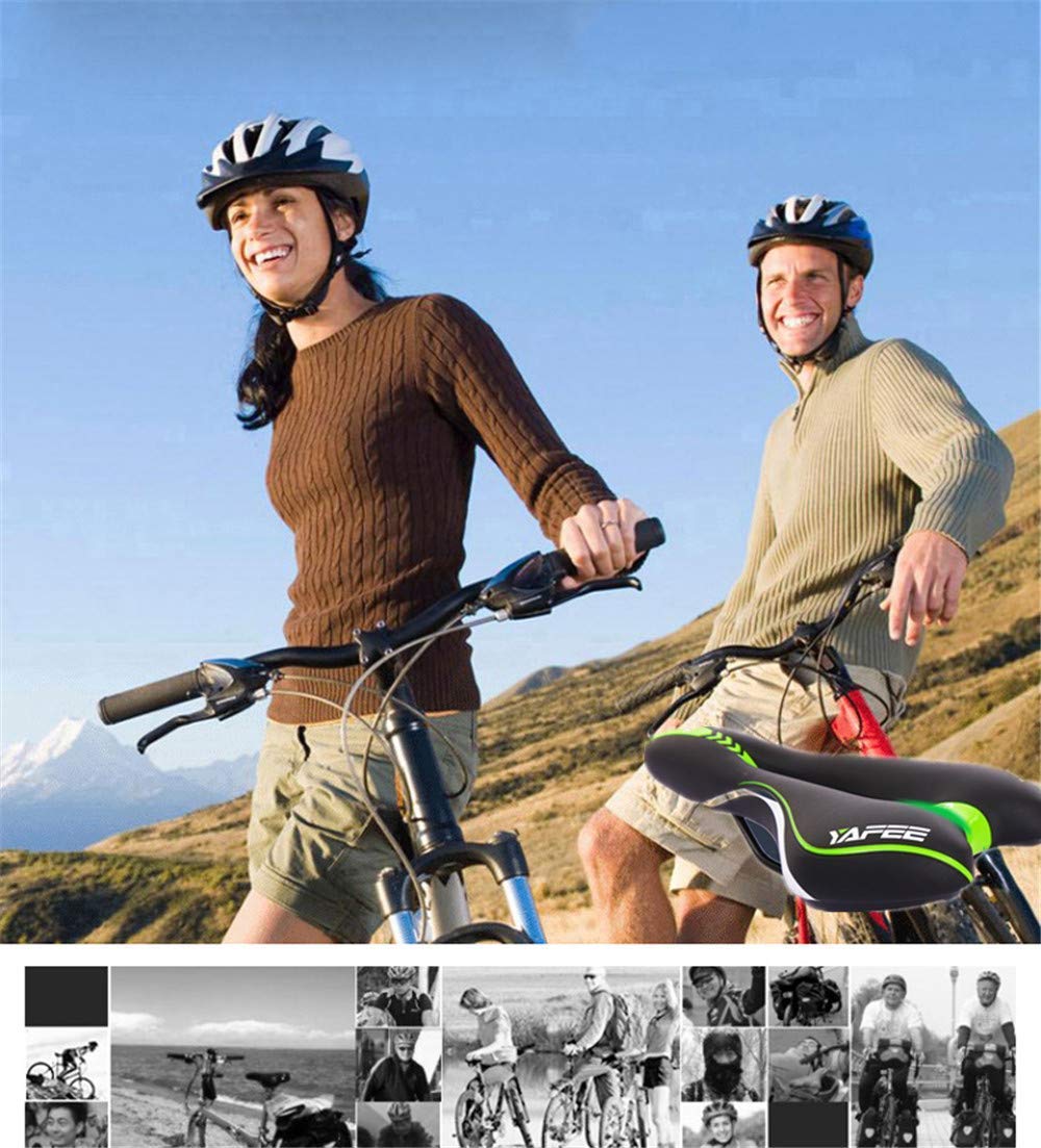 **Comfortable Mountain Bike Saddle with Breathable Design & Central Relief Zone - Ergonomic Bicycle Seat for Road & MTB - Perfect for Long Rides, Commuting & Outdoor Adventures**