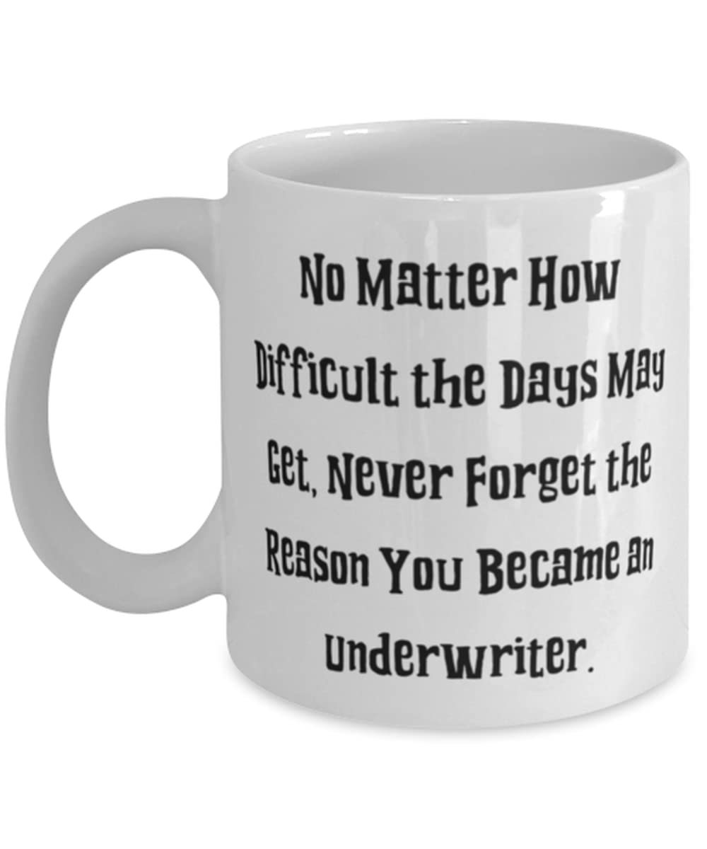 Underwriter Gifts Mug 11oz/15oz - Motivational Coffee Cup for Insurance Professionals