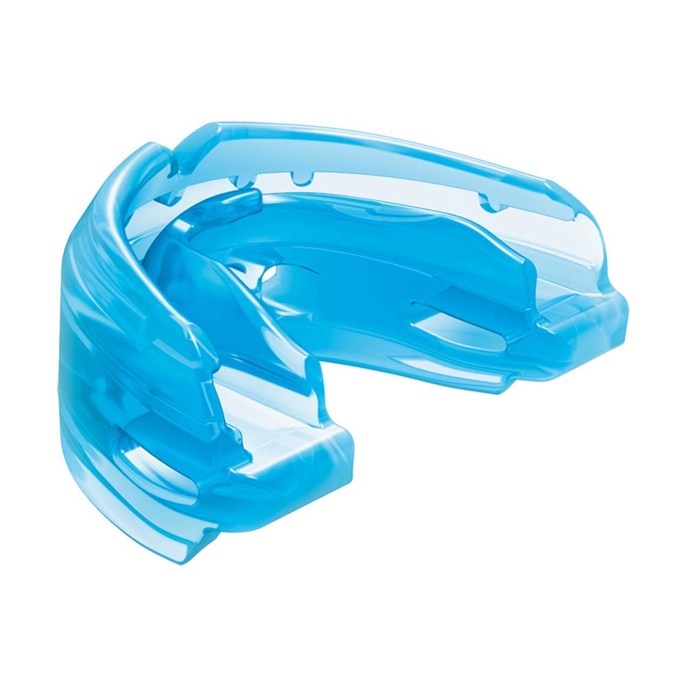 Shock Doctor Double Braces Mouth Guard - Upper & Lower Teeth Protection, No Boil Instant Fit Mouthguard for Youth, Teens, Kids & Adults (OSFA) - Perfect for Football, Hockey, Boxing & MMA Sports Safety