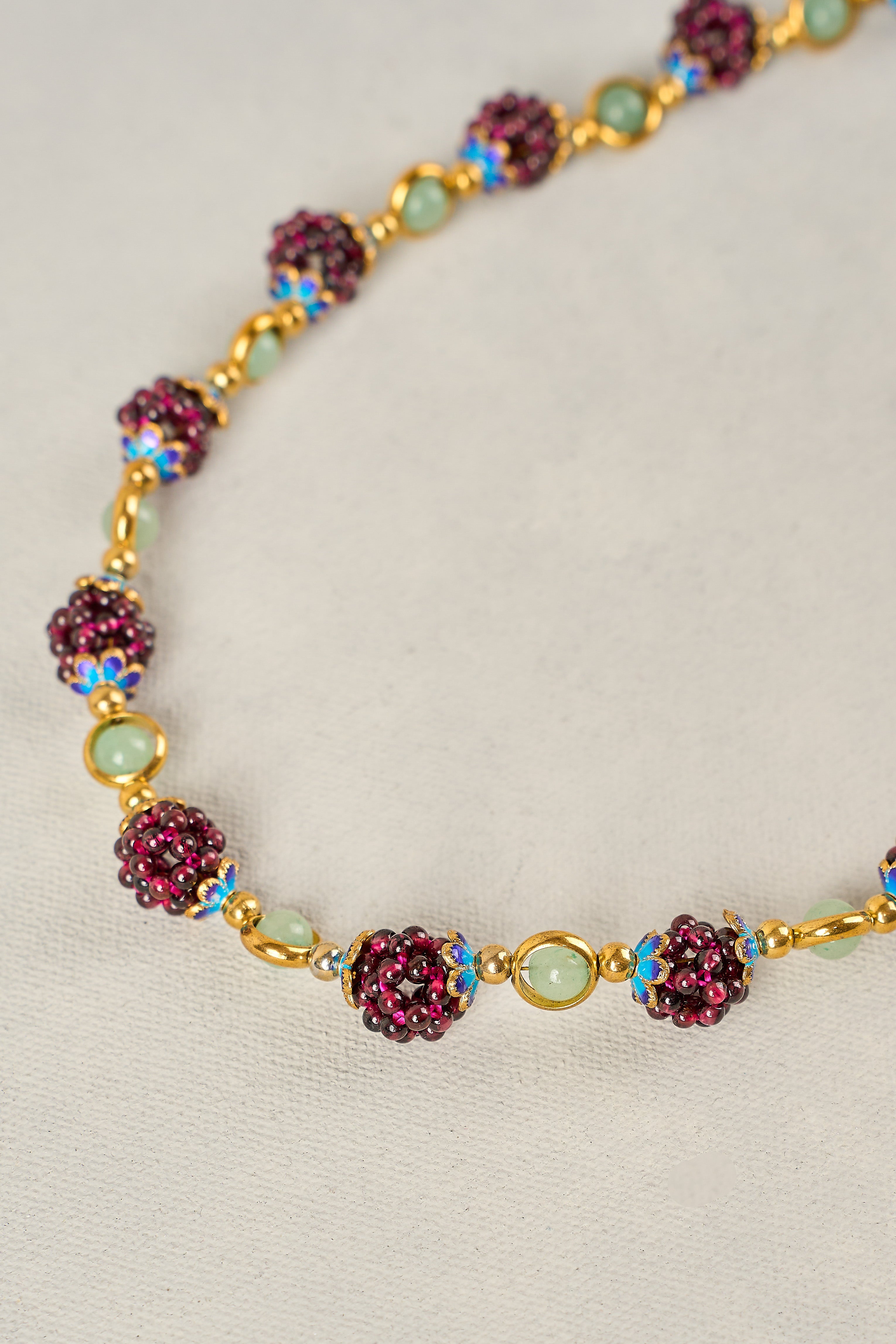 Beatriz Beaded Necklace for Women - Elegant Multi-Layer Bohemian Beaded Jewelry for Casual Wear, Parties & Special Occasions