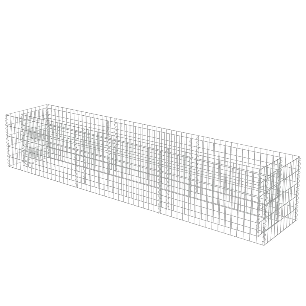 Galvanized Steel Gabion Raised Garden Bed Planter - 106.3