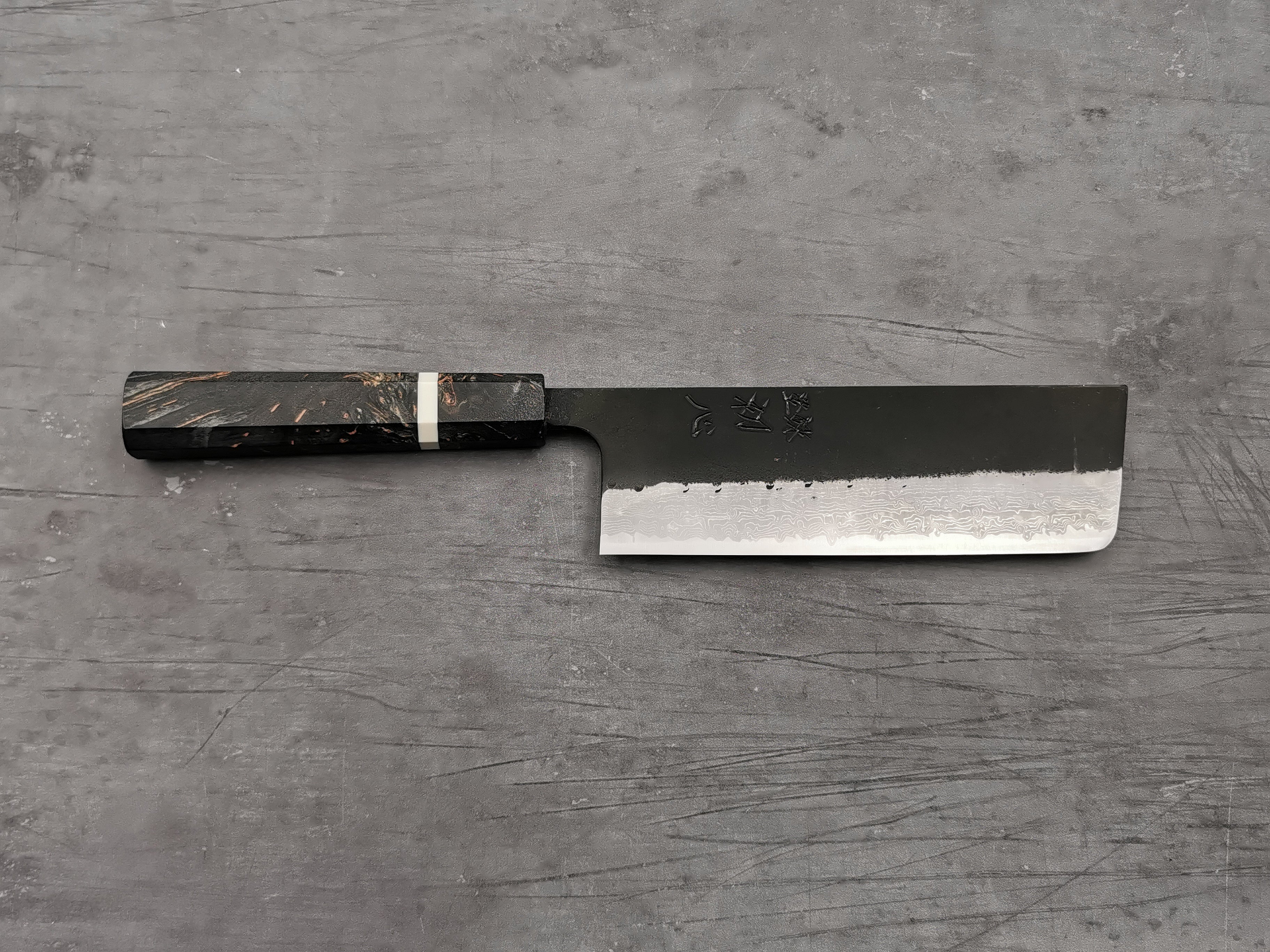 Hatsukokoro Shinkiro Nakiri Knife - Japanese Vegetable Cleaver for Professional Chefs & Home Cooking - Perfect for Slicing, Dicing & Chopping Vegetables