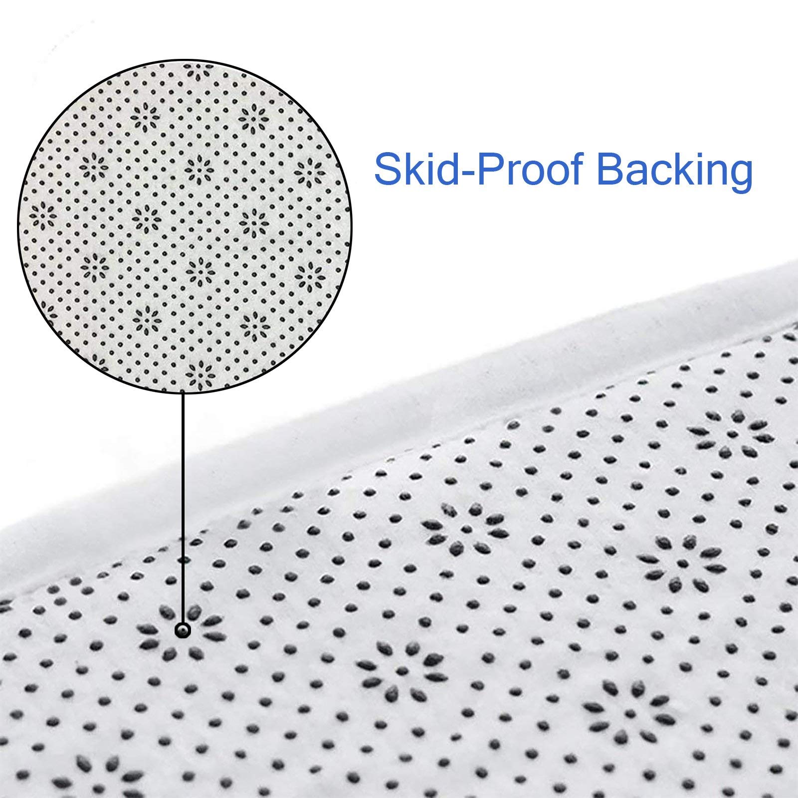 Hapuxt 3-Piece Winter Bath Rug Set - Anti-Slip Absorbent Bathroom Mats with Toilet Lid Cover & U-Shaped Contour Rug | Machine Washable | Christmas Gingerbread Cookie Holiday Decor | Cozy Bathroom Upgrade for Winter Comfort