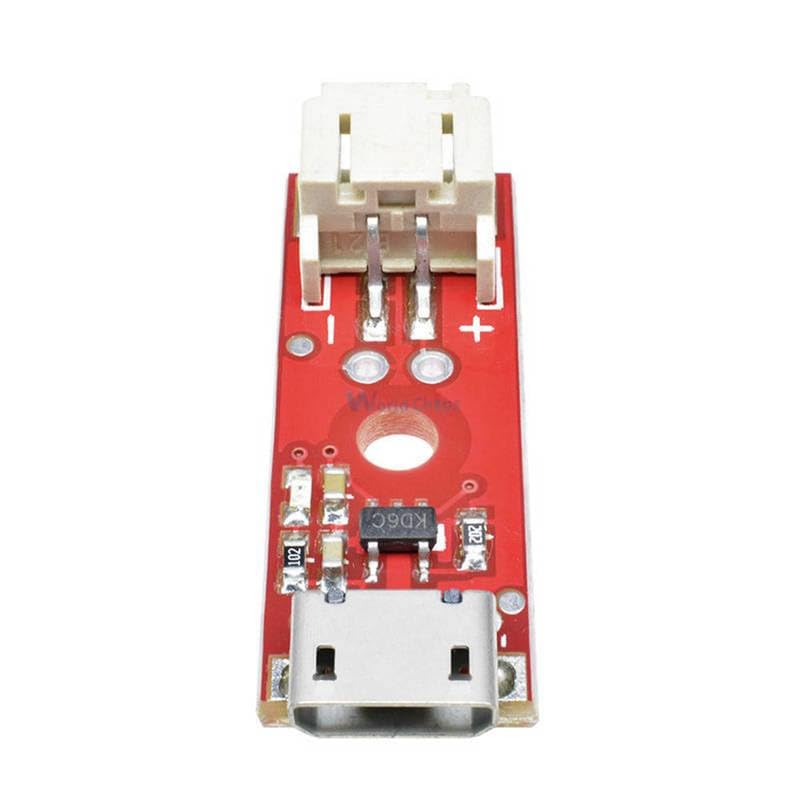 3.7V 500mA Micro USB Lithium Battery Charger Board Module with MCP73831T Chip - High Performance Charging for DIY Electronics, Portable Devices & Solar Projects