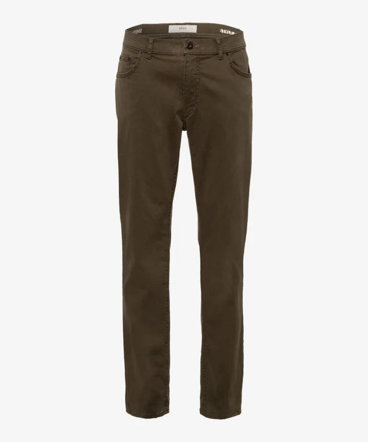 BRAX Deep Pine 5-Pocket Men's Casual Pants - Comfortable Stretch Denim for Everyday Wear | Perfect for Work, Travel & Outdoor Activities