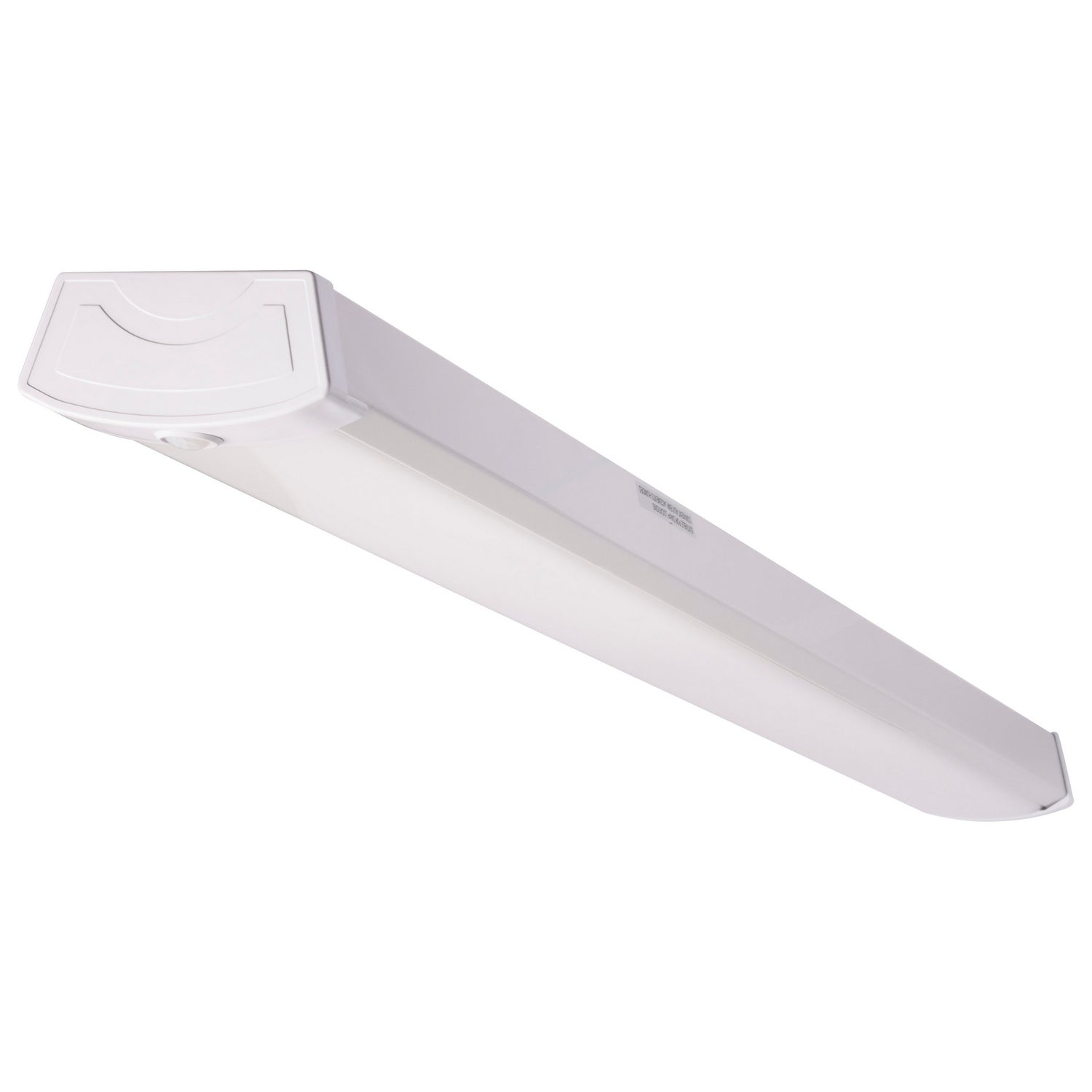 4ft LED Ceiling Wrap Light 3200 Lumens 3000K Warm White with Motion Sensor 120-277V - Perfect for Garage, Warehouse, and Basement Lighting