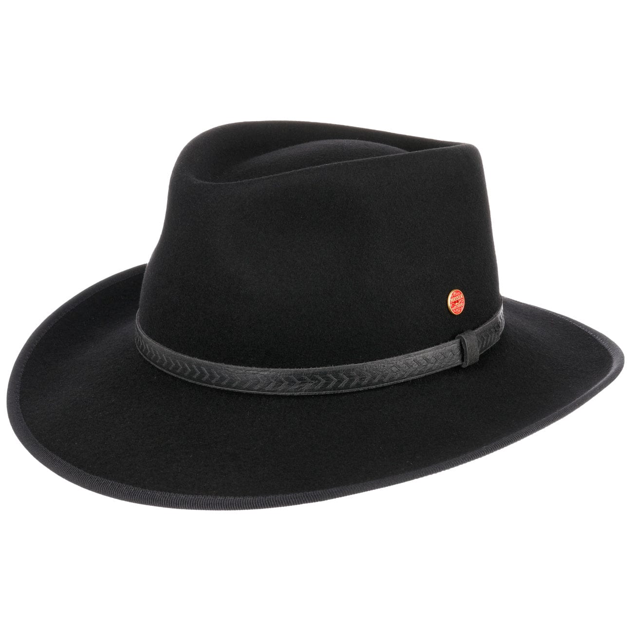 Authentic Lubbock Cowboy Hat by Mayser - Western Style Felt Hat for Men & Women - Perfect for Rodeo, Country Music Festivals & Outdoor Adventures