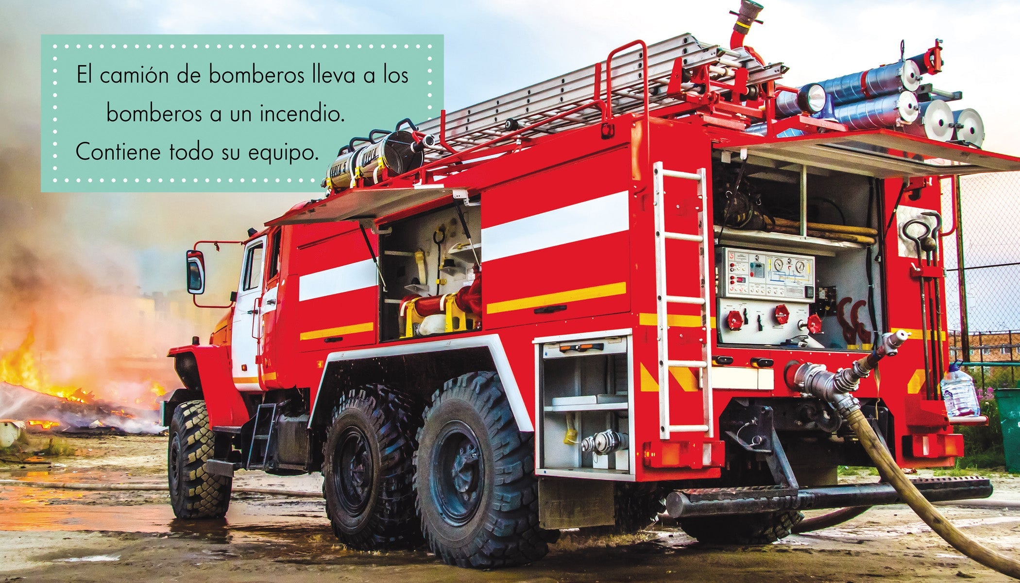 Best Fire Trucks for Kids - Durable Toy Fire Engine with Lights & Sounds - Perfect for Pretend Play, Birthday Gifts & Early Learning
