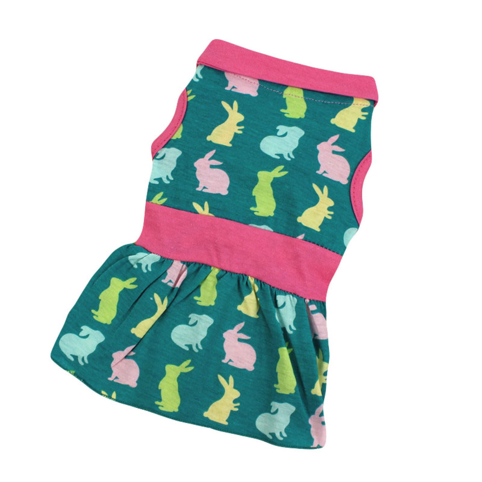 Cartoon Print Sleeveless Dog Dress - Breathable Summer Puppy Clothes for Small Dogs | Cute Pet Costume for Outdoor Walks & Playtime