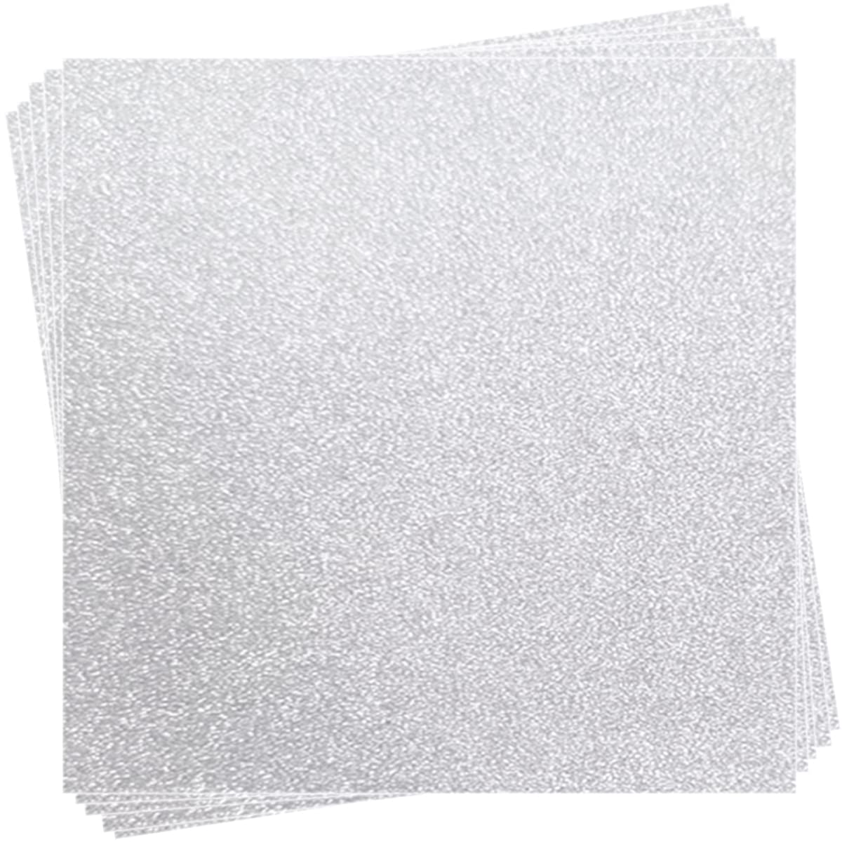 12-Pack Silver Glitter Cardstock Paper 12x12 Inches - Premium Thick DIY Scrapbooking Paper for Birthday Cards, Wedding Invitations, Graduation Party Decorations - Perfect for Crafting, Scrapbooks & Gift Tags