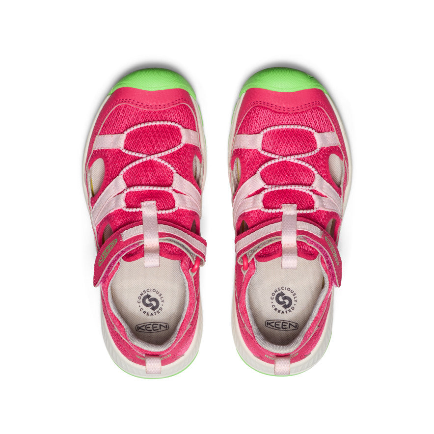 Motozoa Kids' Sandals for Big Kids - Raspberry & Giggle Pink | Comfortable Beach & Pool Shoes for Outdoor Summer Activities