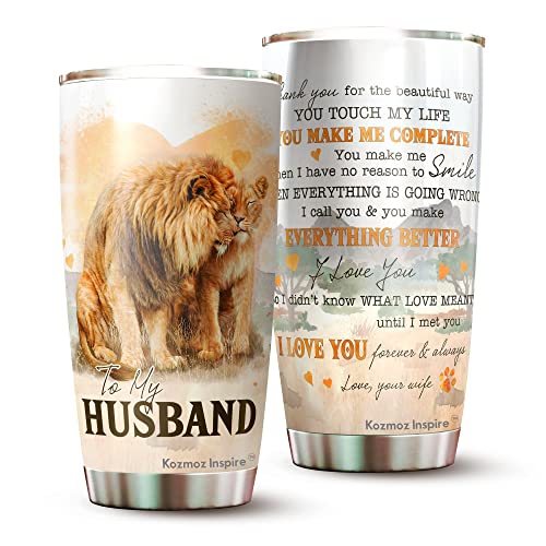 Lion Husband Tumbler