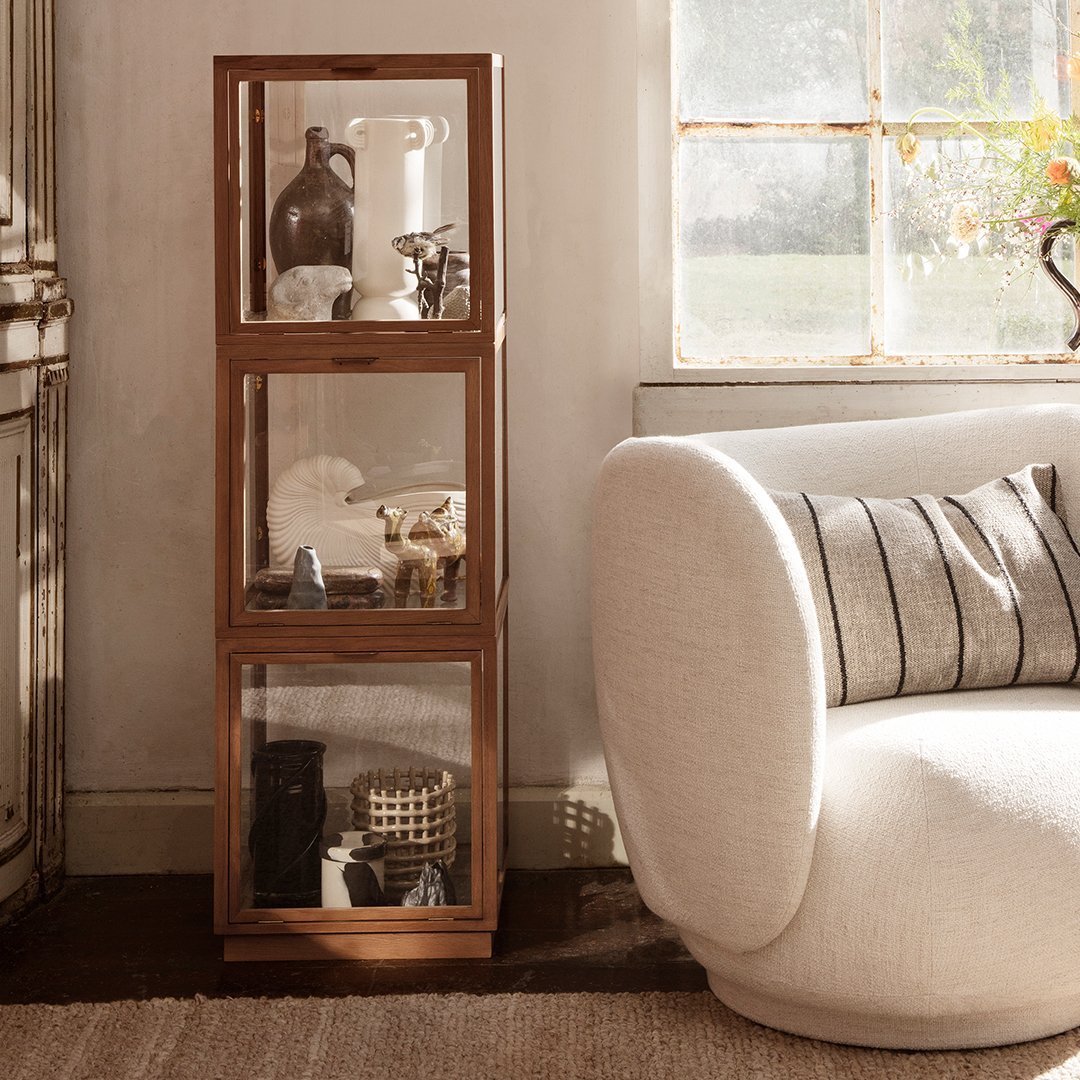 Ferm Living Inlay Container - Stylish Storage Box for Home Organization | Perfect for Bathroom, Bedroom & Office Decor
