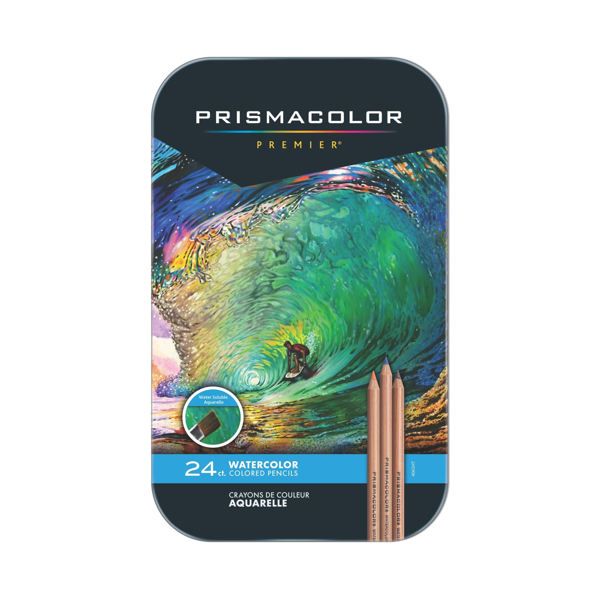 Sanford SA4065 Watercolor Pencils Set - 24 Vibrant Colors, Premium Quality for Artists & Beginners | Perfect for Sketching, Coloring Books & DIY Crafts