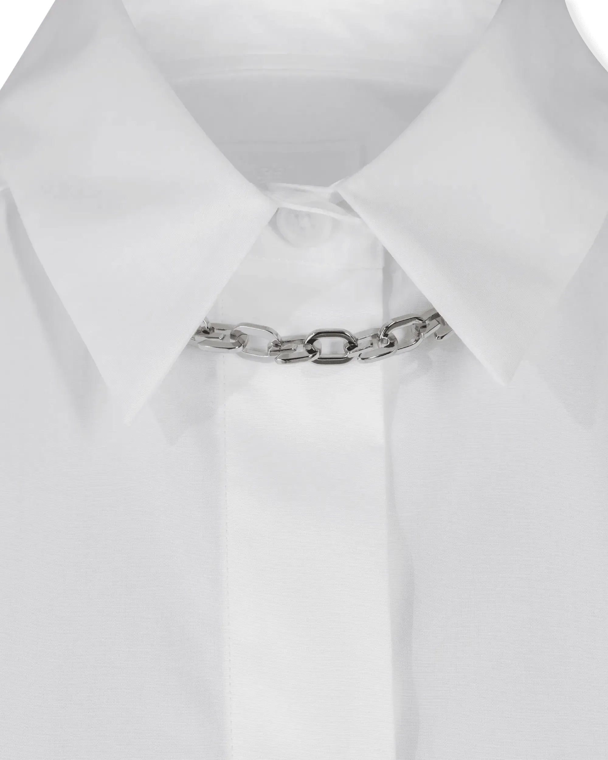Stylish Chain Detail Tunic Top for Women - Trendy Layering Piece for Casual Outfits & Office Wear