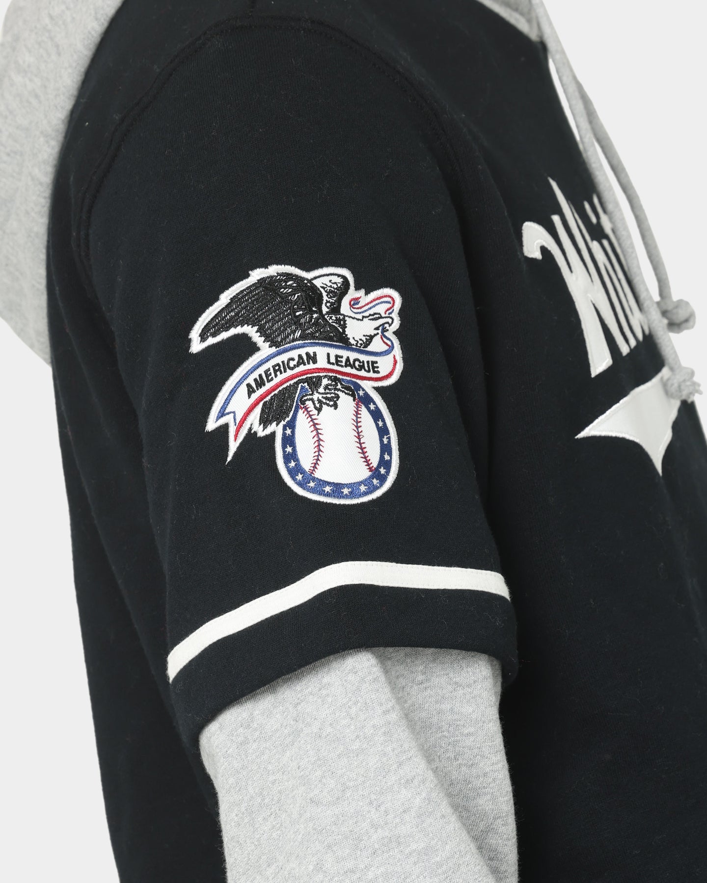 47 Brand Chicago White Sox Shortstop Hoodie - Jet Black | MLB Fan Gear for Men & Women | Perfect for Game Day & Casual Wear