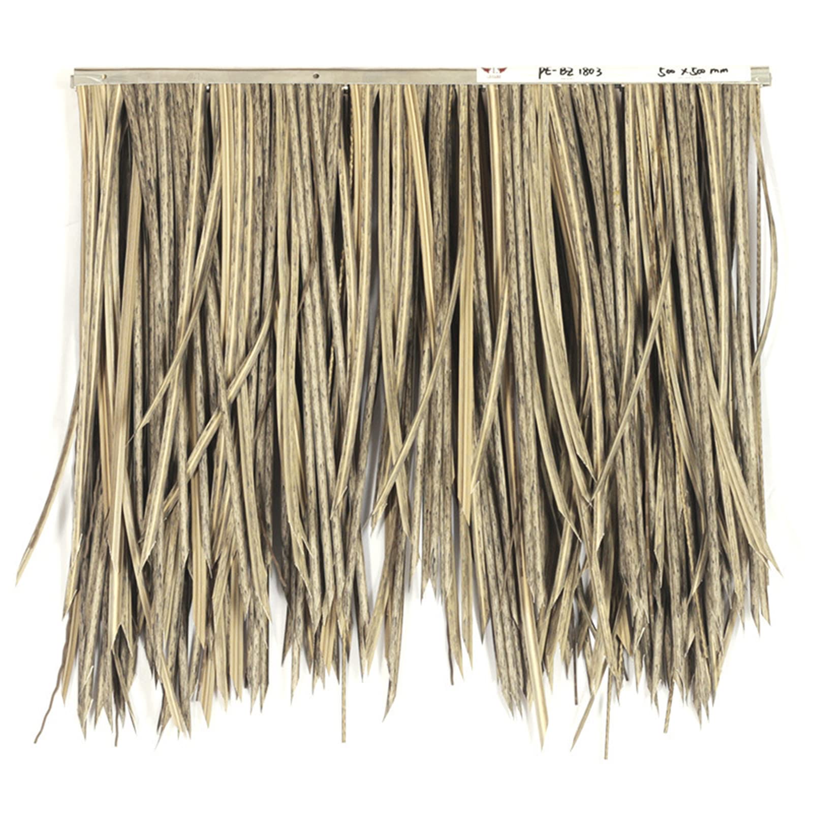**LILIJD 50cm x 50cm Artificial Thatch Roof Tiles - Durable PE Plastic Palm Thatch for Outdoor Decor (6-Pack) - Perfect for Tiki Bars, Patio Covers & Tropical Themed Parties**