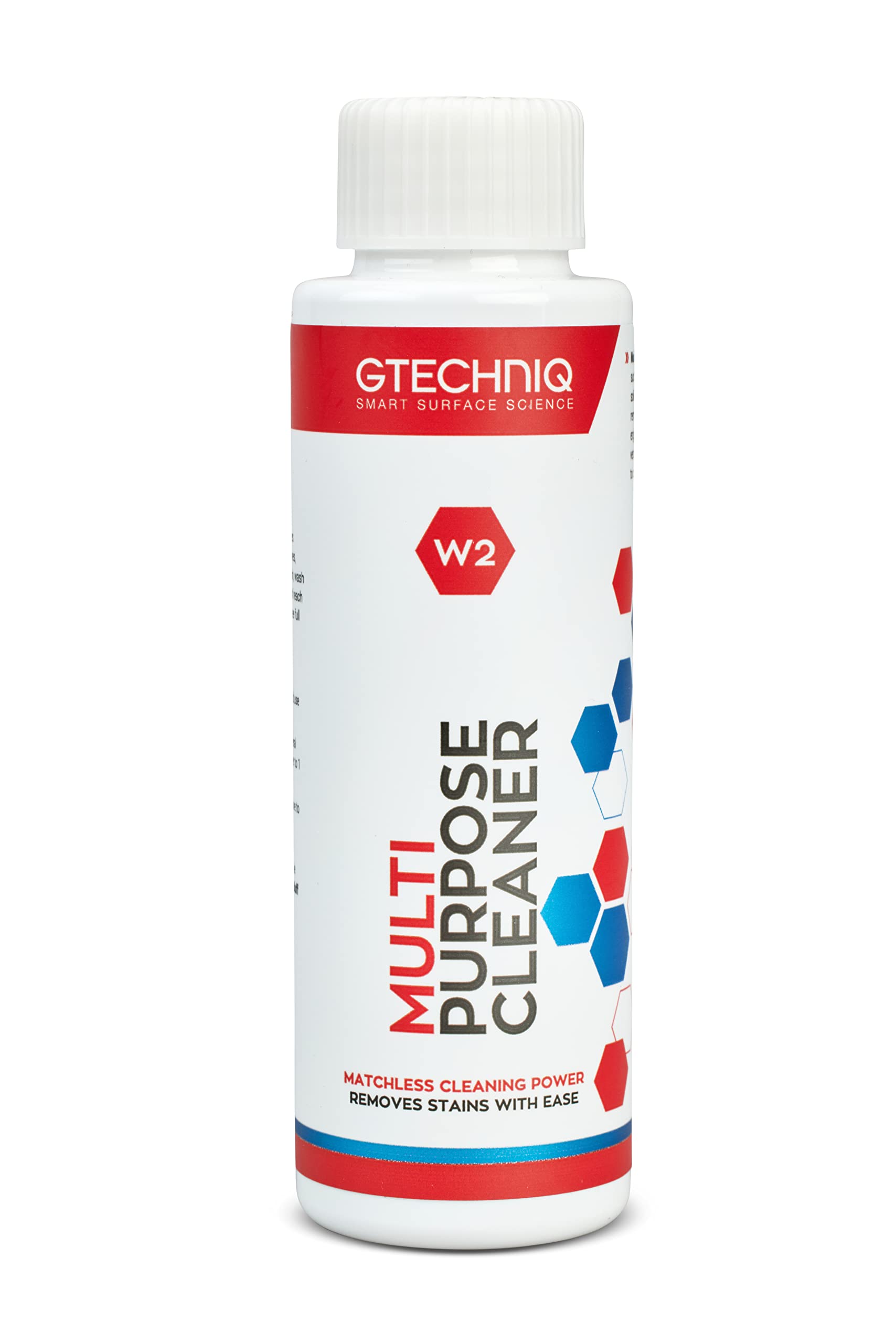 Gtechniq W2 Multi-Purpose Car Cleaner - 3.4 fl oz (100ml) | Biodegradable Auto Detailing for Interior & Exterior | Superior Dirt Removal & Shine | Perfect for Car Washing, Detailing & Maintenance