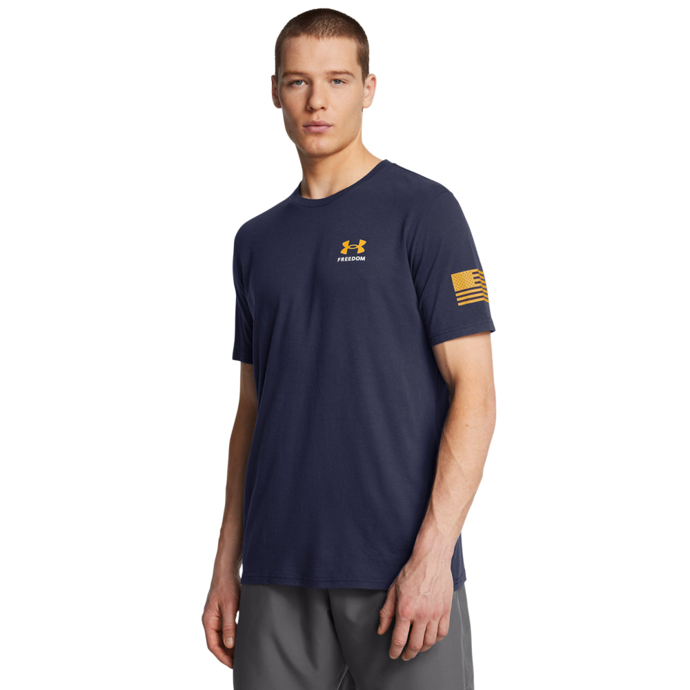 Men's Under Armour Freedom By Sea T-Shirt - Lightweight Quick-Dry Performance Shirt for Running, Gym & Outdoor Activities