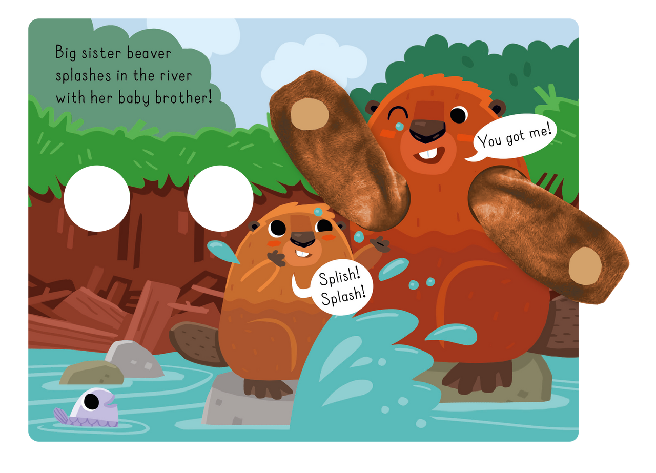 Interactive Forest Animals Puppet Board Book for Kids - Fun Cuddle & Storytime Activity for Toddlers & Preschoolers
