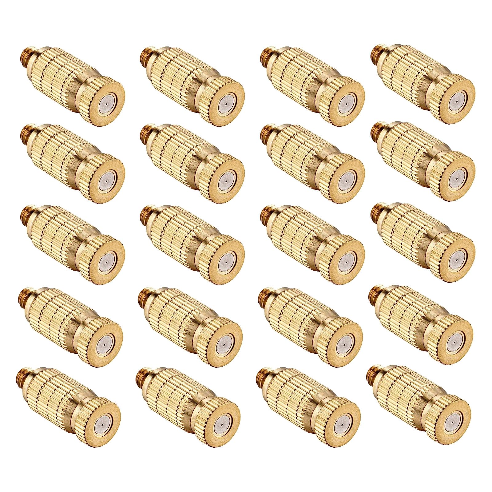 20pcs Brass High Pressure Misting Nozzles (0.3mm/0.012