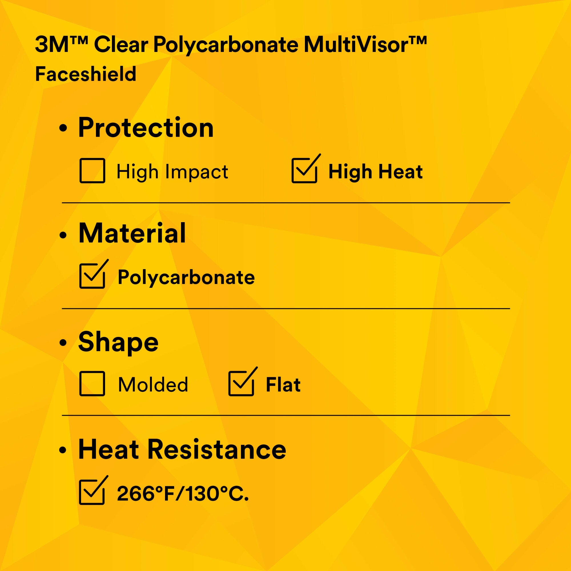 3M Clear Polycarbonate MultiVisor System V4F 10P - Safety Face Shield for Construction, Medical & Industrial Use - Protective Visor for Welding, Grinding & Chemical Handling