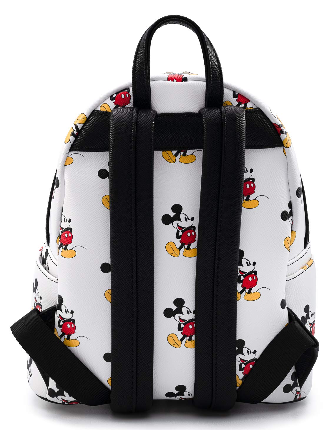 Disney Mickey Mouse Print Women's Double Strap Shoulder Bag Purse by Loungefly - Perfect for Theme Parks, Cosplay & Everyday Fashion Accessories