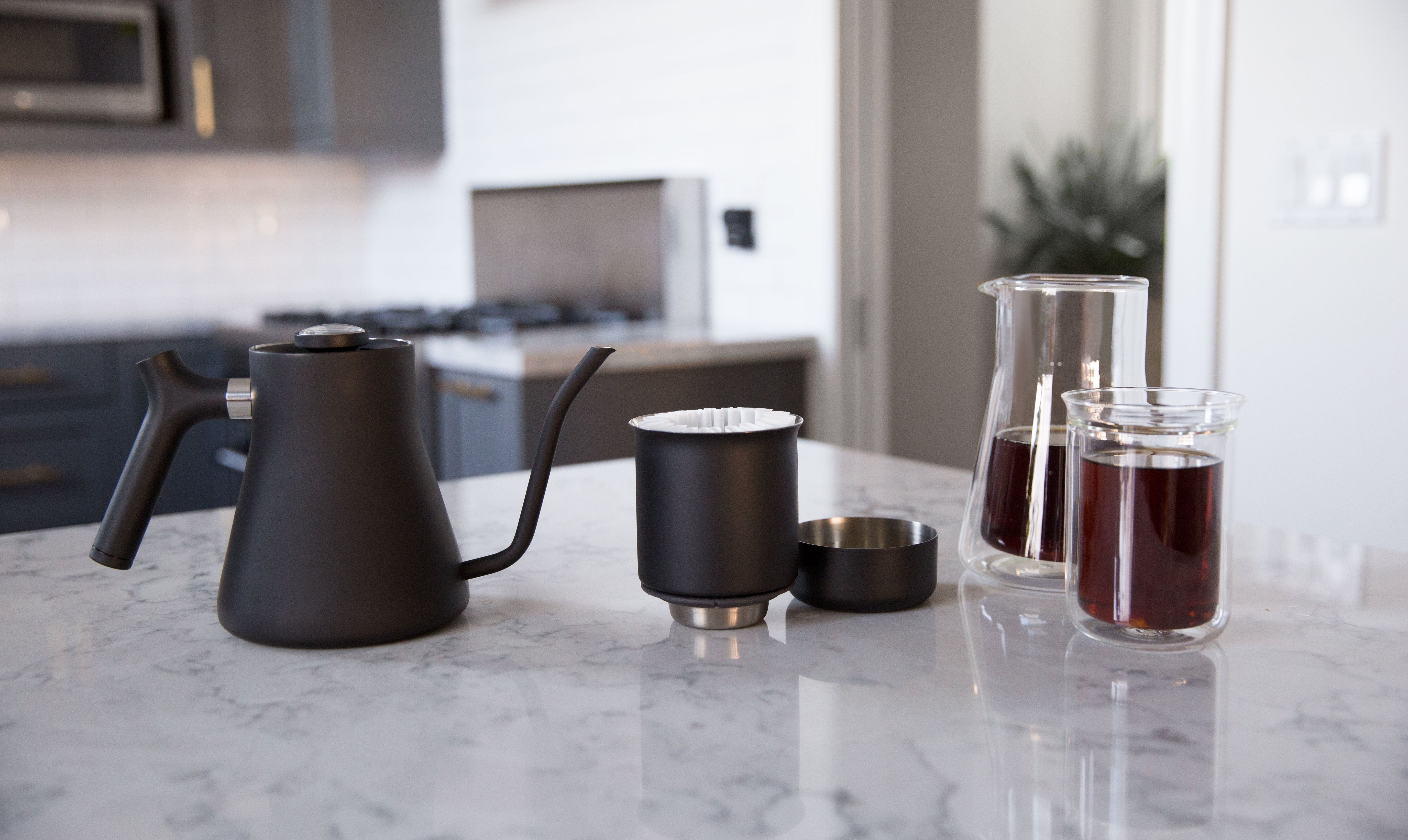 Fellow Stagg [XF] Pour Over Coffee Maker Set - Premium Drip Coffee Brewer for Home & Office Use, Perfect for Specialty Coffee Enthusiasts & Baristas