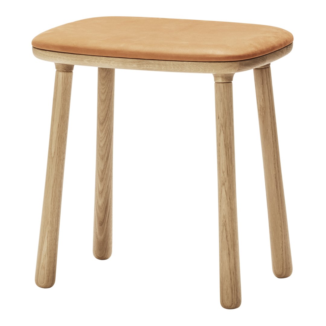 Modern Scandinavian Copenhagen Stool - Mid-Century Inspired Furniture for Living Room, Dining Room & Home Office - Compact & Stylish Seating Solution