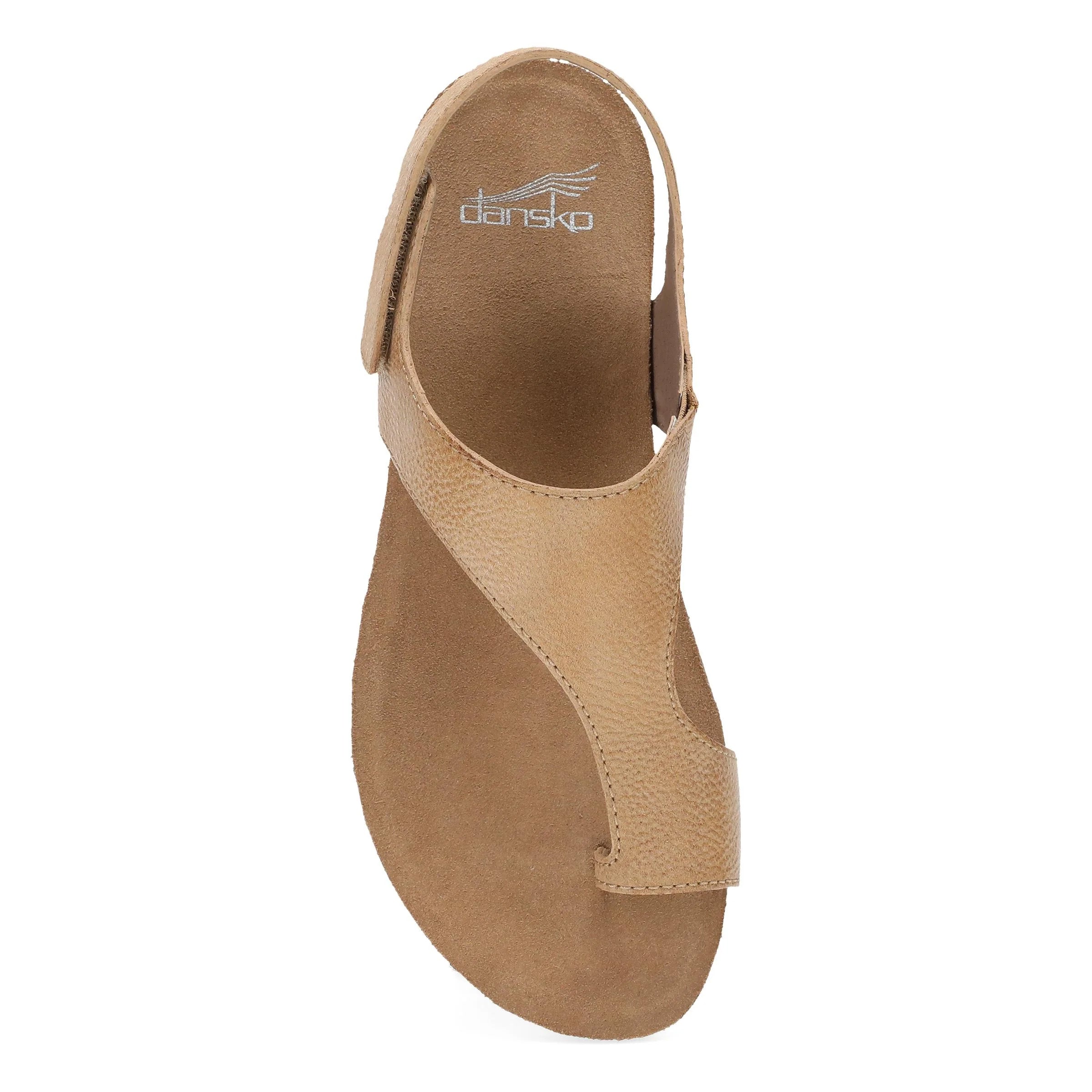 Reece Thong Honey Distressed Sandals - Comfortable Flip Flops for Women & Men - Beach, Pool, and Summer Outdoor Wear