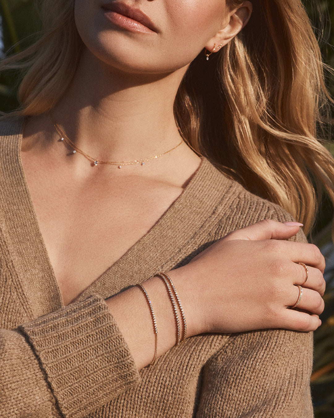 Floating Diamond Single Huggie Earrings - Dainty Minimalist Hoop Earrings for Women - Perfect for Everyday Wear, Date Night & Special Occasions