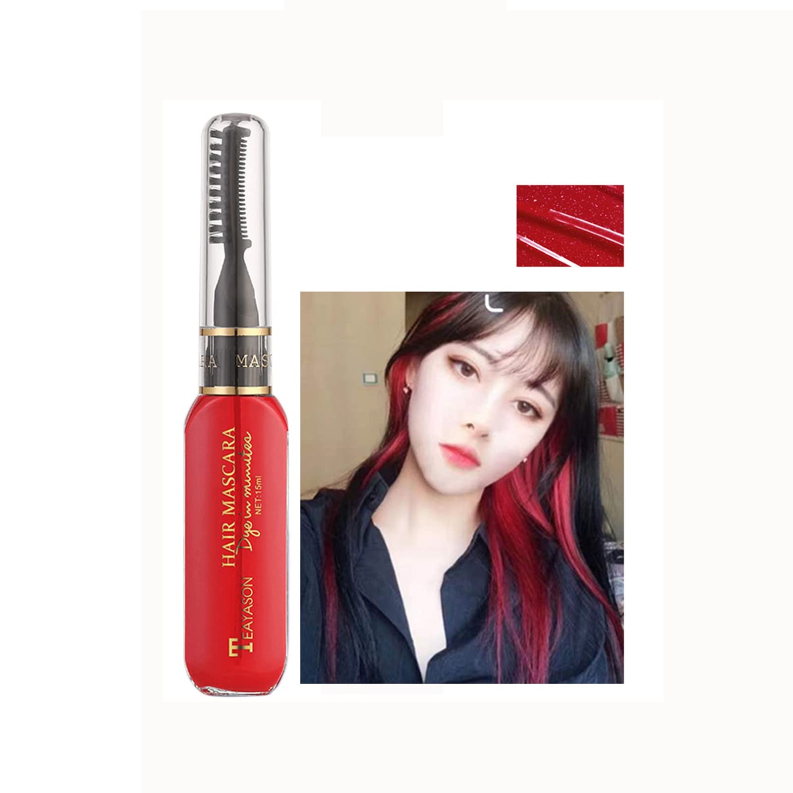 Washable Temporary Hair Dye for Dark & Light Hair - Hair Chalk Comb with Instant Color Highlights for Women & Girls | Perfect for Parties, Cosplay, Halloween & Festivals