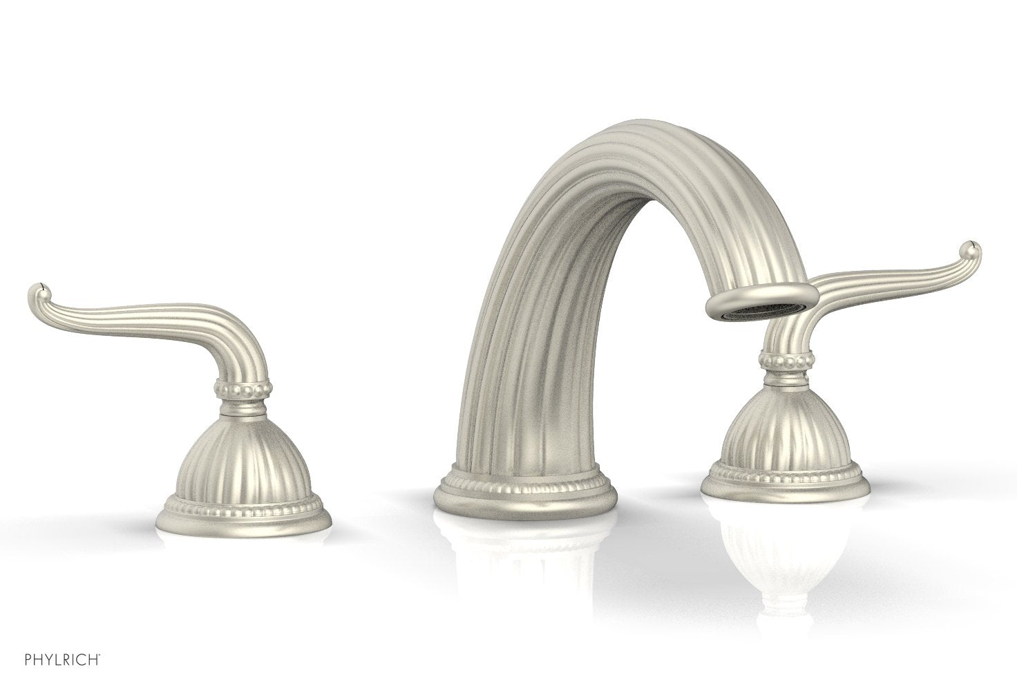 GEORGIAN & BARCELONA Deck Tub Set with Lever Handles K1141P - Modern Bathroom Faucet for Outdoor Deck, Patio or Garden