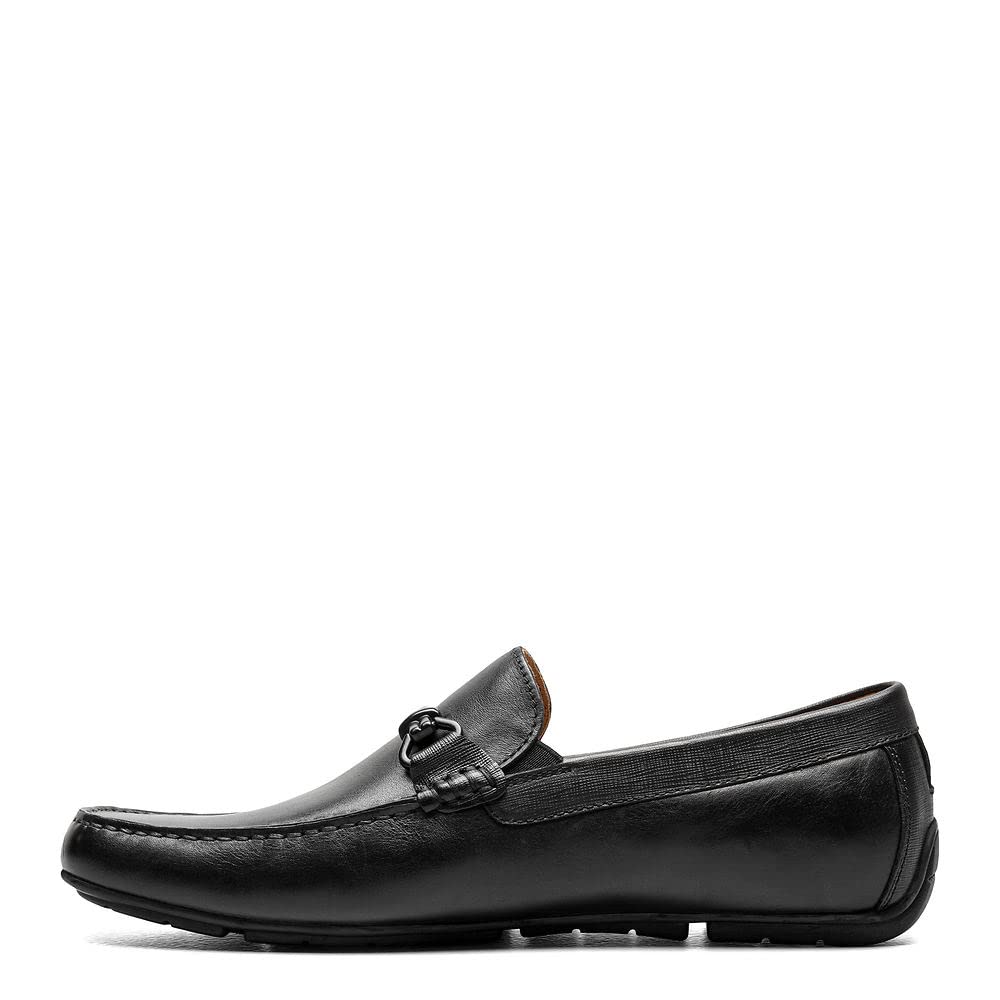 Florsheim Talladega Men's Moc Toe Bit Driver Slip-On Loafers – Comfortable Casual Shoes for Work, Office & Everyday Wear