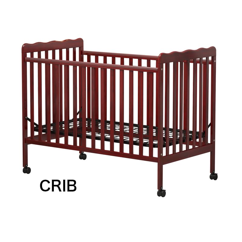 3-in-1 Convertible Baby Crib to Toddler Bed & Full Size Bed Frame - Safe Nursery Furniture for Newborns & Kids - Perfect for Small Spaces & Growing Families (Mattress Not Included) | Nursery Decor, Bedroom Upgrade & Space-Saving Solution