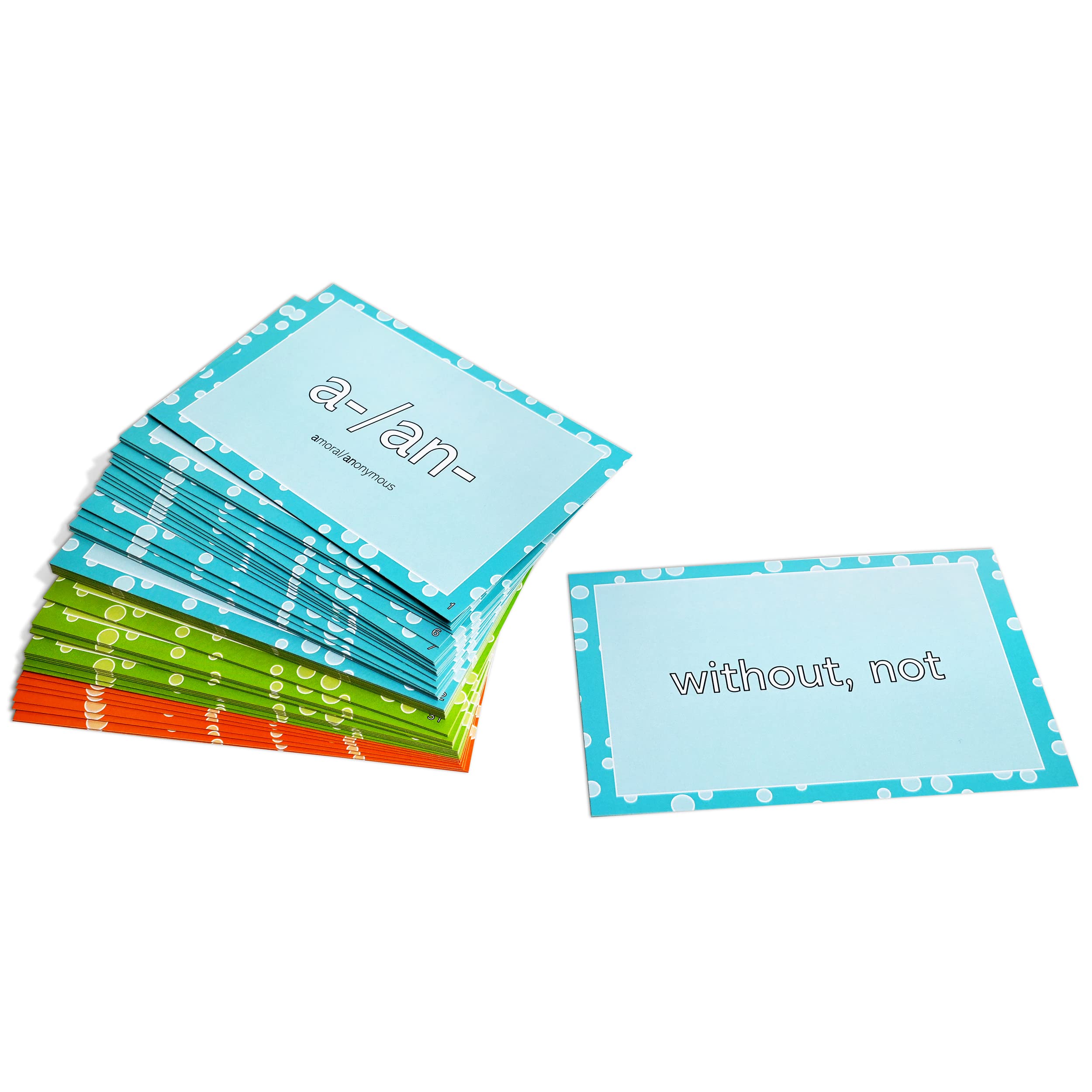 50 Prefix & Suffix Flash Cards for Kids - Educational Vocabulary Building Cards for Reading & Writing Practice - Ideal for Homeschooling & Classroom Learning