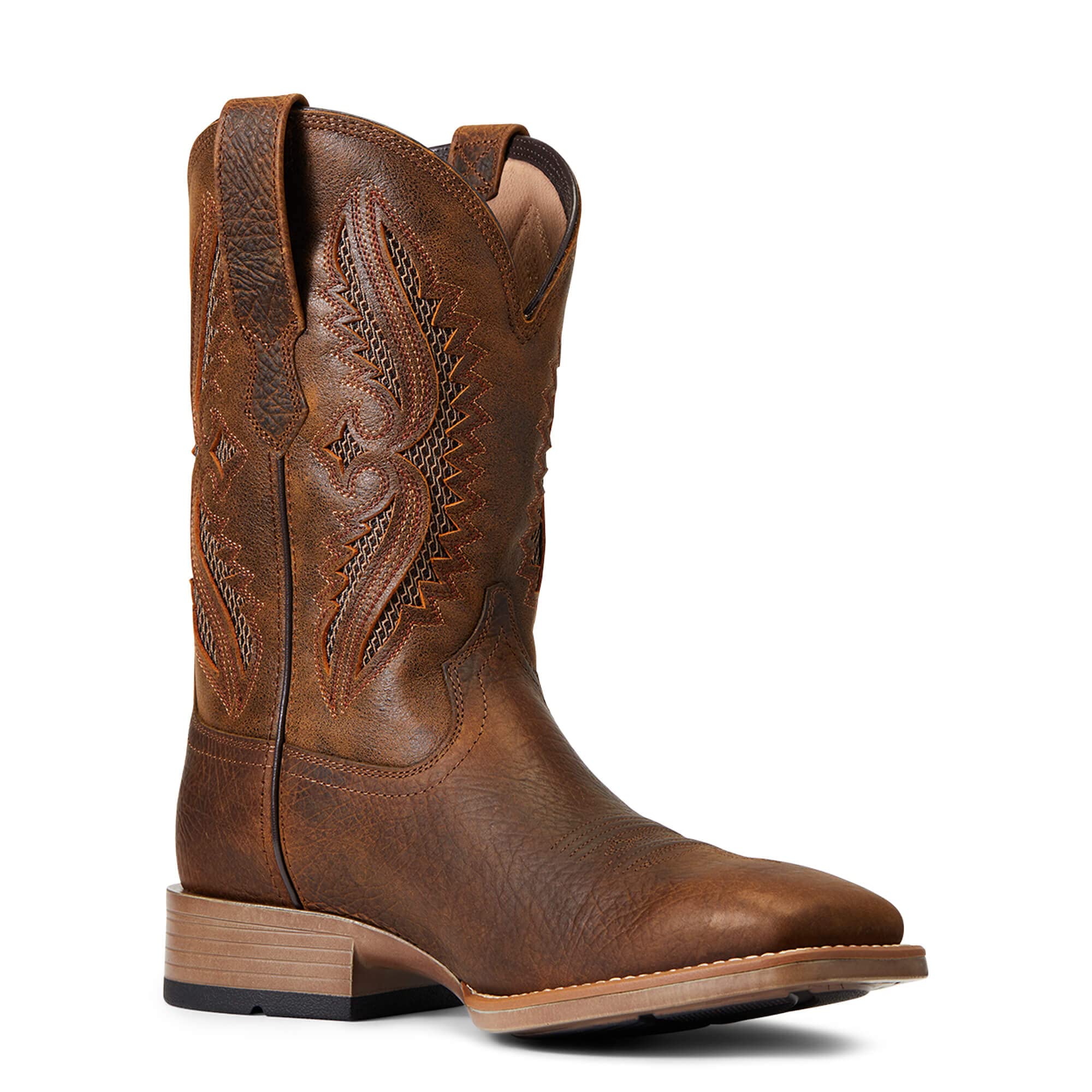 Ariat Men's Rowder VentTek 360° Breathable Cowboy Boots - Comfortable Western Riding Boots for Work, Rodeo & Outdoor Activities