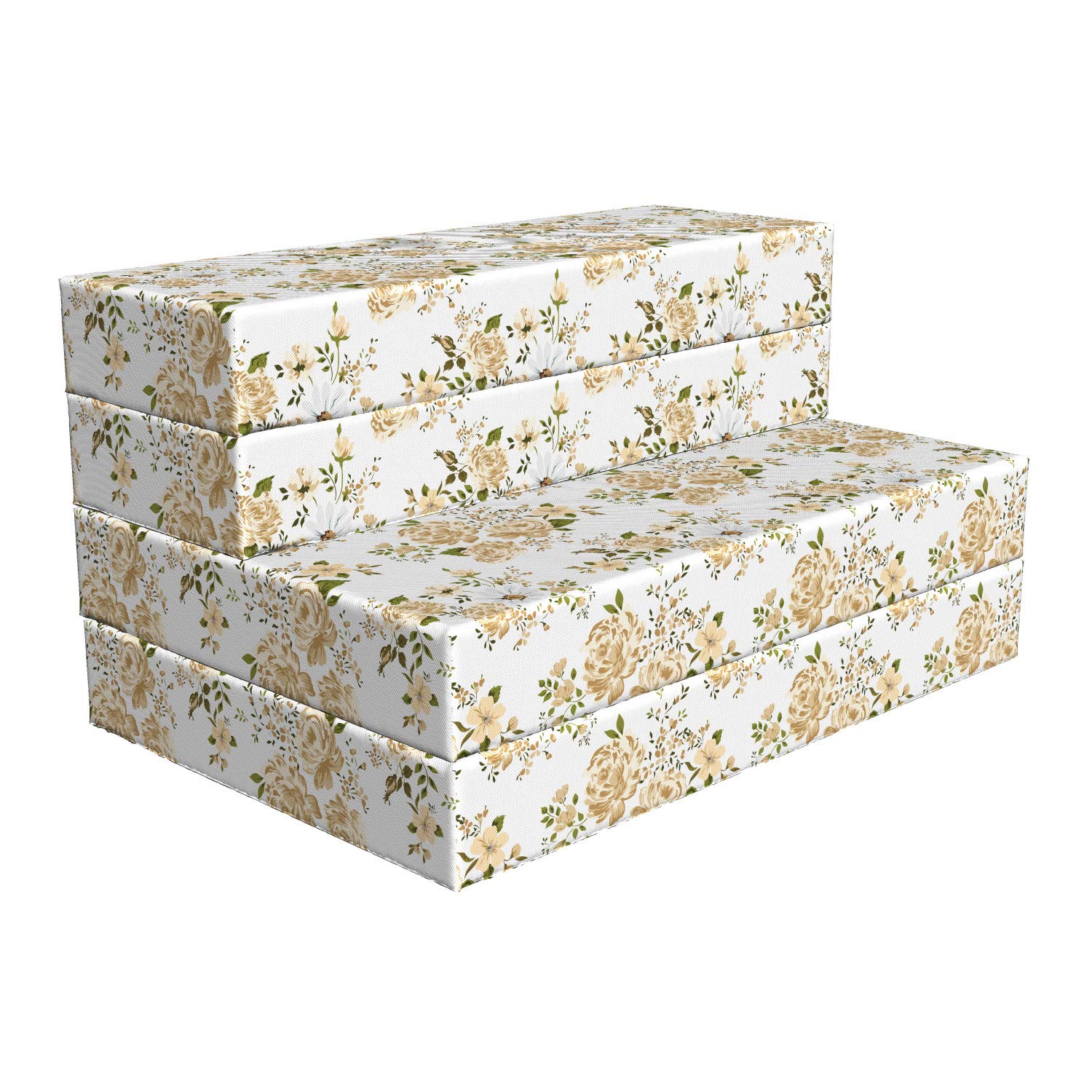 Ambesonne Floral Roses Foldable Mattress - 74.8