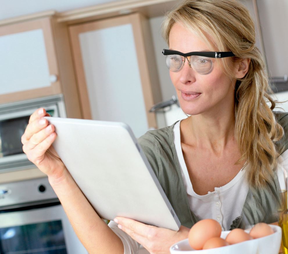 Vizmaxx Self Adjusting Reading Glasses for Men & Women - Lightweight & Comfortable Eyewear for Reading, Computer Use & Daily Activities