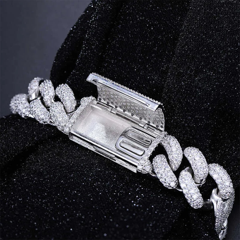 8.5mm Iced Out Diamond Moissanite Tennis Bracelet for Women - Luxury Cubic Zirconia Jewelry Gift for Anniversary, Birthday & Special Occasions | Perfect for Parties, Weddings & Evening Events