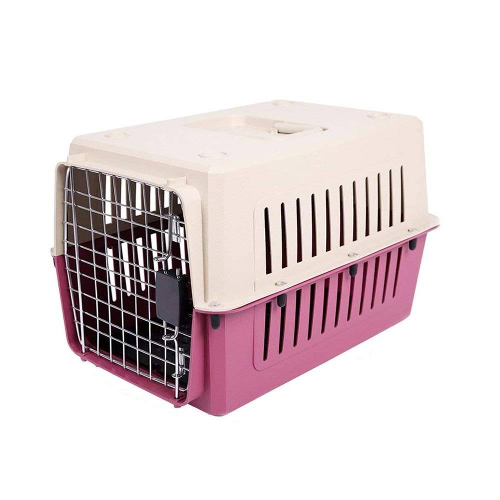 Portable Pet Airline Carrier Box - Lightweight Travel Cage for Dogs, Cats, Rabbits & Hamsters | Small, Medium & Large Sizes | Perfect for Air Travel, Road Trips & Outdoor Adventures