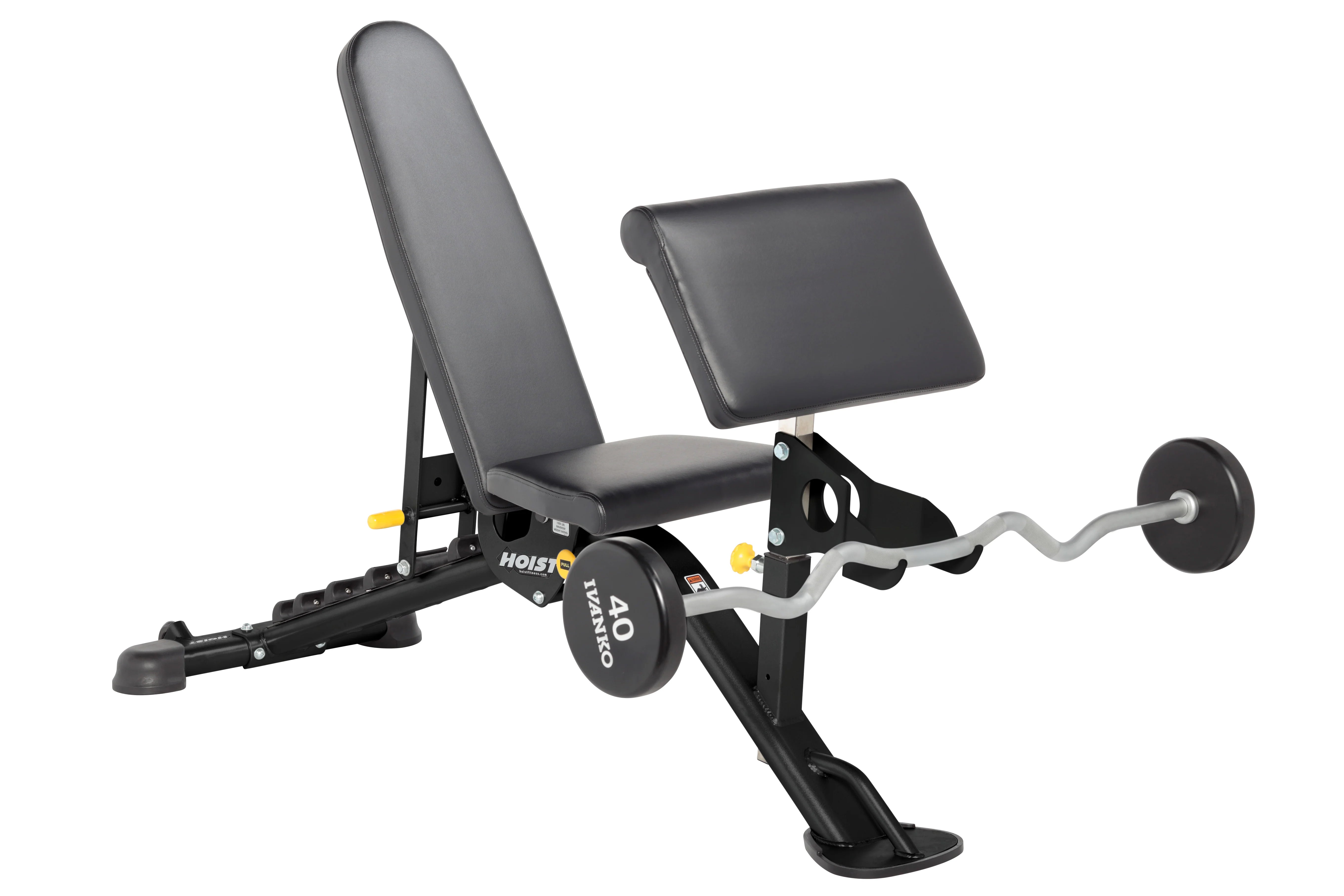 Hoist 7-Position Adjustable FID Bench (HF-5165) - Perfect for Home Gym Strength Training & Full-Body Workouts