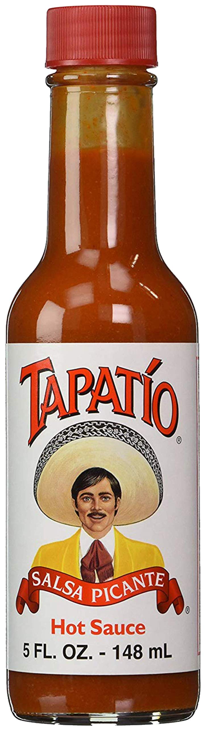 Tapatio Hot Sauce - 5oz Bottle (Pack of 2) | Authentic Mexican Salsa Picante | Perfect for Tacos, Burritos & Nachos | Includes Free Measuring Spoons