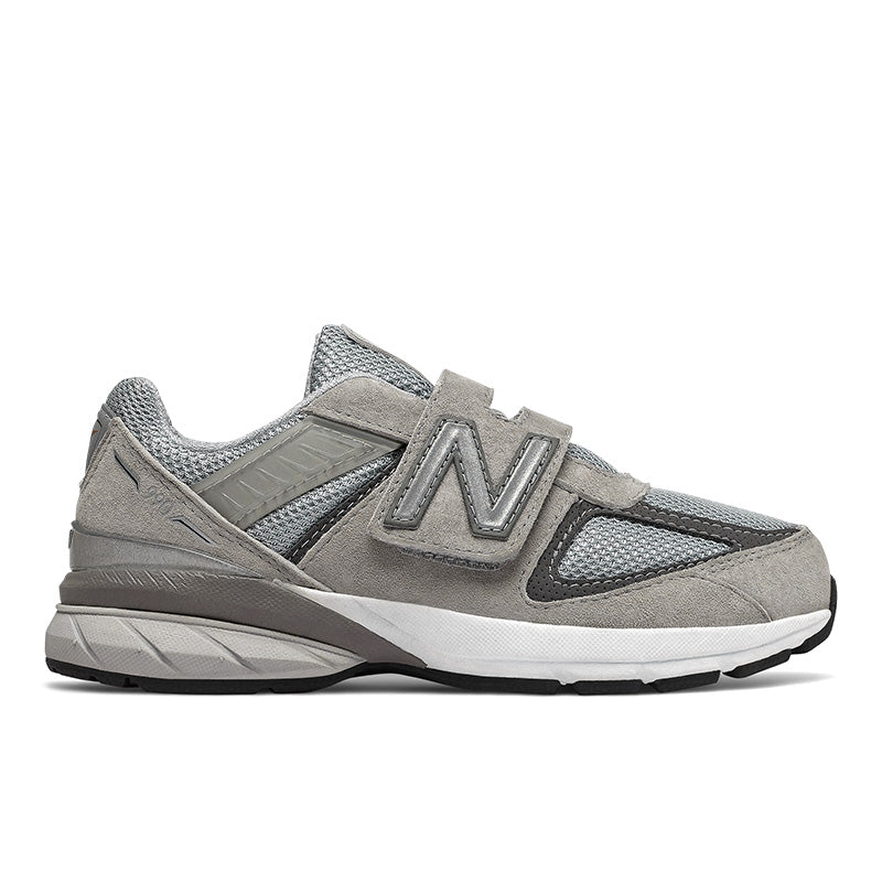 New Balance Kids 990 V5 Hook and Loop Sneakers - Comfortable Running Shoes for Boys & Girls, Perfect for School, Sports & Daily Wear