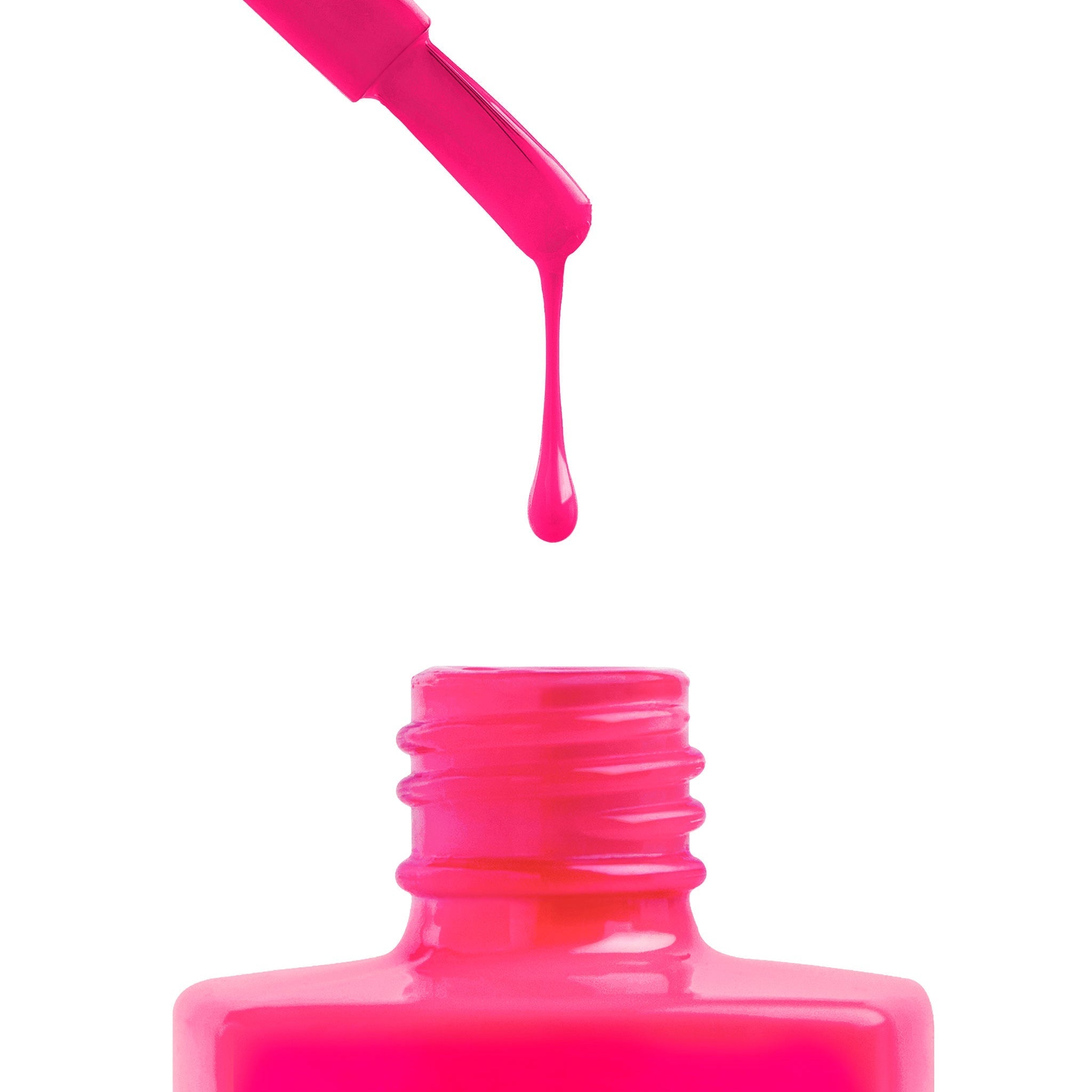 Apres Gel Nail Polish - Electric Flamingo Pink UV LED Soak Off Gel Lacquer | Long Lasting Salon Quality Manicure for Nail Art & Home Use